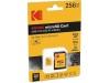 KODAK mSD 256GB UHS-I U3/V30/A1 Y/R/B Card+Adapter